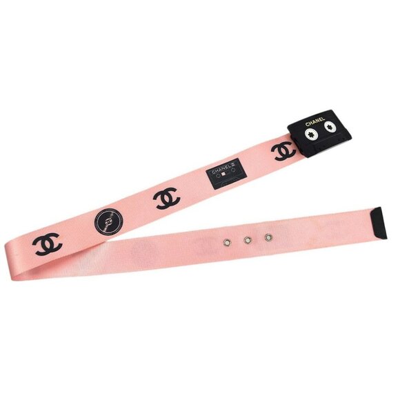 Chanel Cassette Tape Belt Pink main image 7